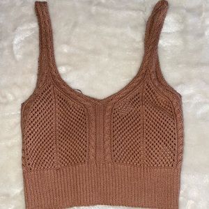 Sweater Cropped Tank